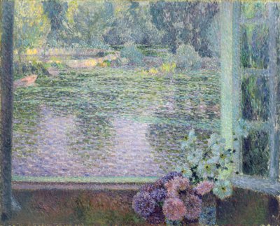 A Window on the River, 1908 by Henri Eugene Augustin Le Sidaner